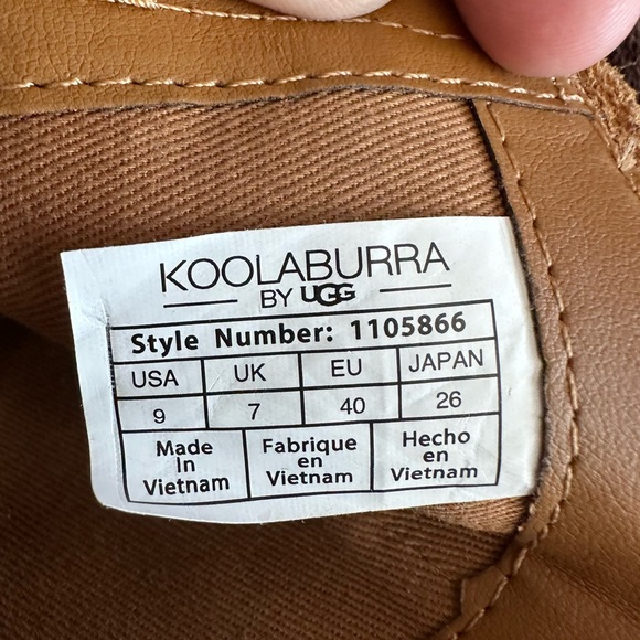 Koolaburra by UGG Tan Brown Suede Ankle
Boots Womens Sz 9 - Picture 7 of 11